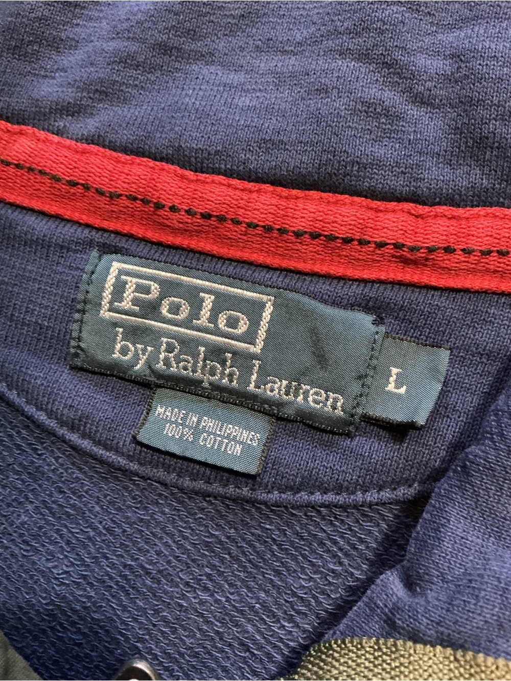 Vintage Polo Ralph Lauren Military Outdoor Pocket 1/4 Zip Pullover Sweatshirt - Picture 5 of 11
